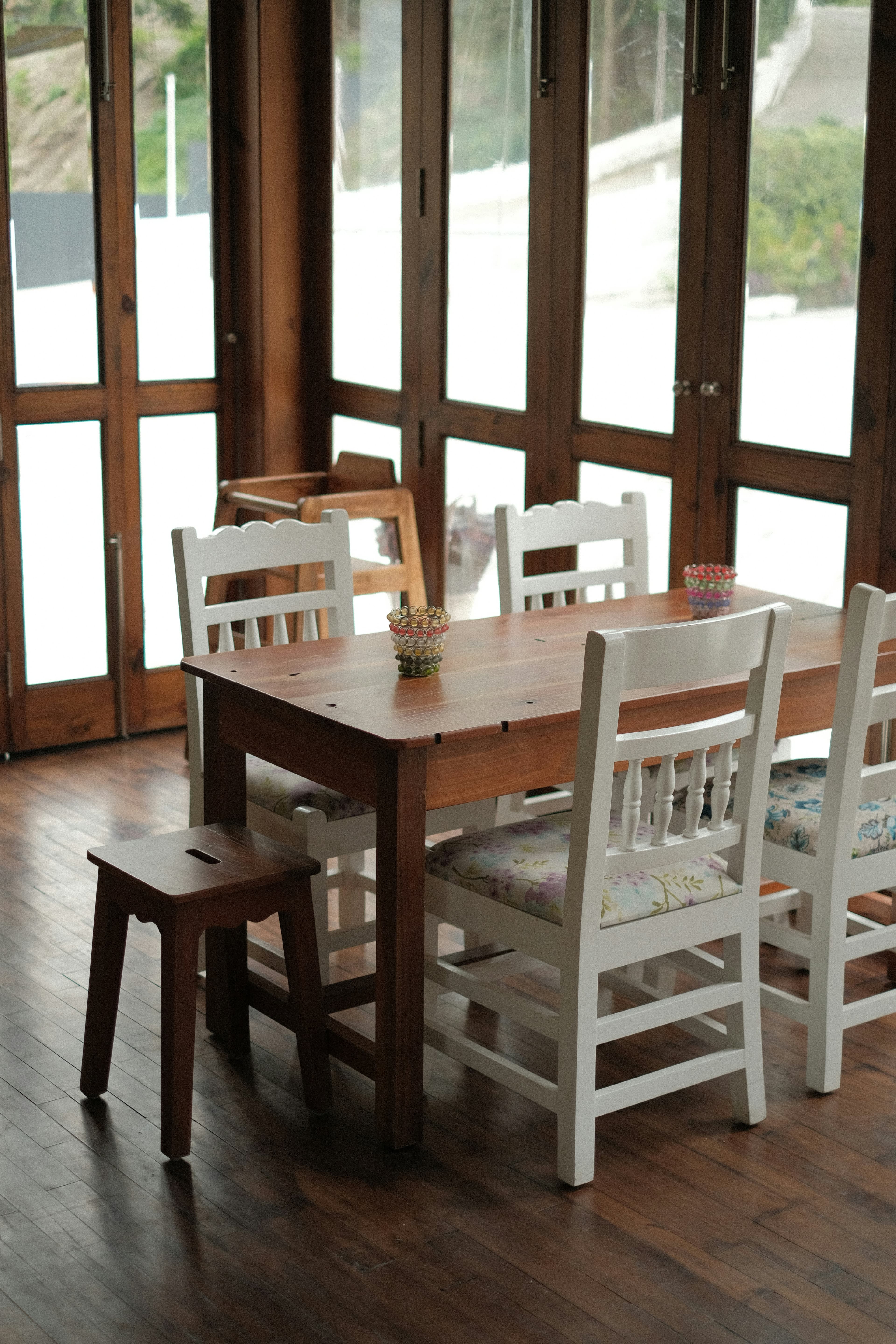 Scandinavian Oak Dining Table & Chair Set